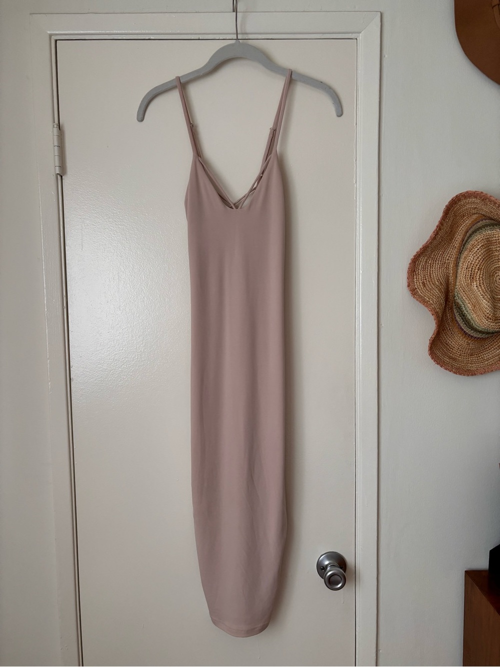 Nookie Cream Midi Bodycon Dress